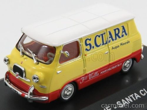 FIAT  600 FURGONE VAN SANTA CLARA 1962  YELLOW RED WHITE