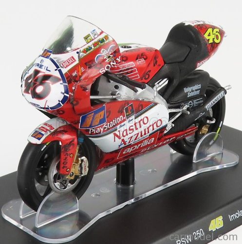 APRILIA  RSW 250cc N 46 WORLD CHAMPION SEASON 1999 VALENTINO ROSSI  RED WHITE BLACK