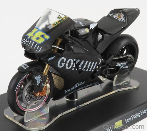 YAMAHA  YZR-M1 TEAM GOULOISES N 46 WORLD CHAMPION TEST PHILLIP ISLAND MOTOGP 2004 VALENTINO ROSSI  BLACK