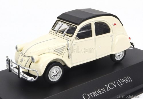 CITROEN  2CV CLOSED ROOF 1960  WHITE BLACK