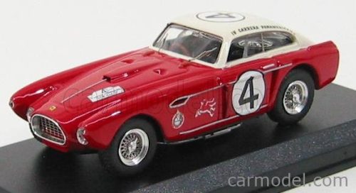 FERRARI  340 MEXICO ch.0222 VIGNALE COUPE N 4 CARRERA PANAMERICANA 1953 P.HILL - R.GINTHER  RED WHITE