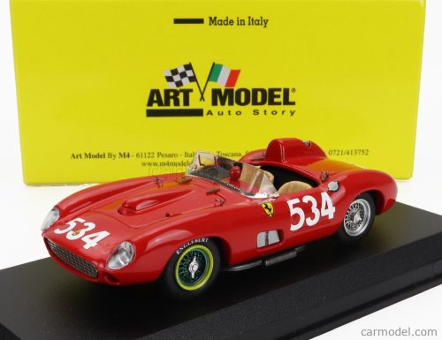 FERRARI  335S SPIDER TEAM SCUDERIA FERRARI N 534 MILLE MIGLIA 1957 PETER COLLINS - LOUIS KLEMENTASKI  RED