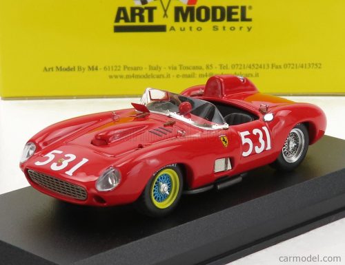 FERRARI  315S SPIDER s/n0646 N 531 MILLE MIGLIA 1957 A.DE PORTAGO - E.NELSON  RED