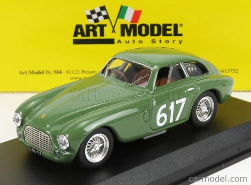 FERRARI  212 EXPORT TOURING BERLINETTA N 617 MILLE MIGLIA 1953 GERINI - DONAZZOLO  GREEN