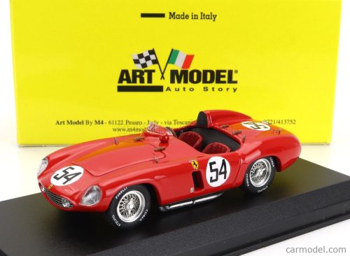 FERRARI  750 MONZA SPIDER N 54 WINNER TUNISI GP 1955 LUIGI PIOTTI  RED