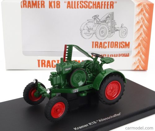 KRAMER  K18 ALESSCHAFFER TRACTOR GERMANY 1936  GREEN RED