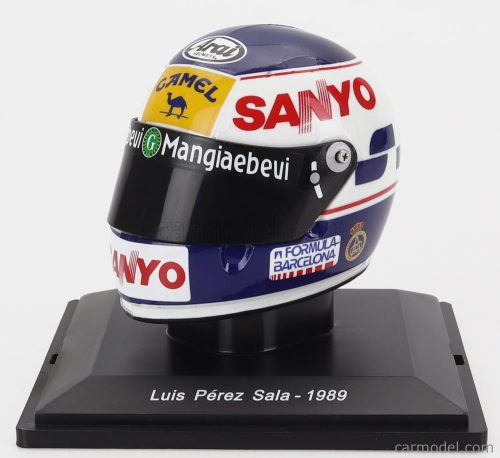 SISAK  F1  CASCO - MINARDI M189 N 24 SEASON 1989 LUIS PEREZ SALA