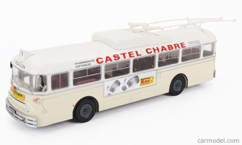 CHAUSSON  VBC-APURMTT AUTOBUS FILOBUS FRANCE 1963  CREAM WHITE