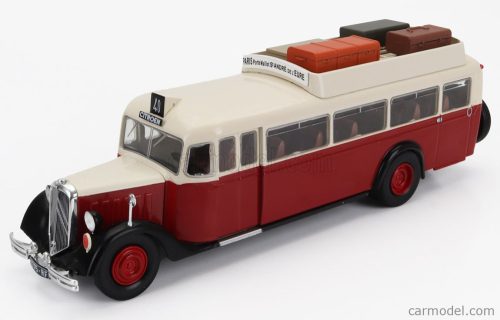 CITROEN  T45 AUTOBUS PARIS FRANCE 1939  RED WHITE