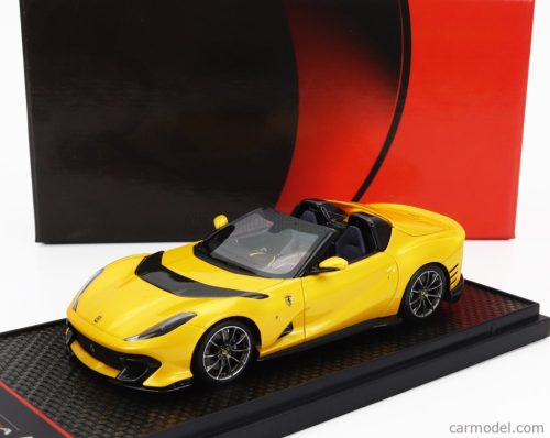 FERRARI  812 COMPETIZIONE A SPIDER 2022 - SILVER WHEELS  GIALLO TRISTRATO - YELLOW MET