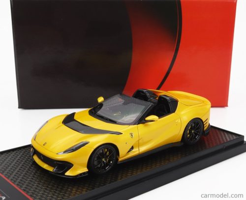 FERRARI  812 COMPETIZIONE A SPIDER 2022 - BLACK WHEELS  GIALLO TRISTRATO - YELLOW MET