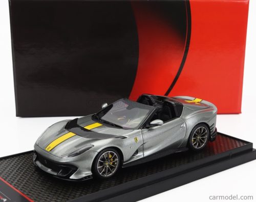 FERRARI  812 COMPETIZIONE A SPIDER 2022  GRIGIO COBURN - GREY MET YELLOW