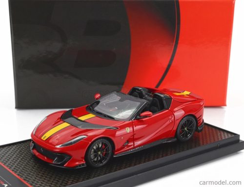 FERRARI  812 COMPETIZIONE A SPIDER 2022 - BLACK WHEELS  ROSSO CORSA 322 - RED YELLOW