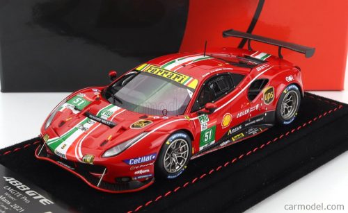 FERRARI  488 GTE 3.9L TURBO V8 TEAM AF CORSE N 51 WINNER LMGTE PRO CLASS 24h LE MANS 2021 J.CALADO - A.PIER GUIDI - C.LEDOGAR