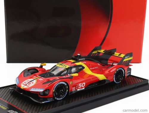 FERRARI  499P 3.0L TURBO V6 TEAM FERRARI AF CORSE N 50 LAUNCH EDITION 2022  RED YELLOW BLACK