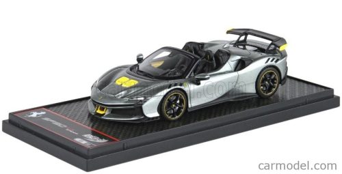 FERRARI  SF90 XX STRADALE SPIDER 2024  GRIGIO COMPETIZIONE - GREY YELLOW BLACK