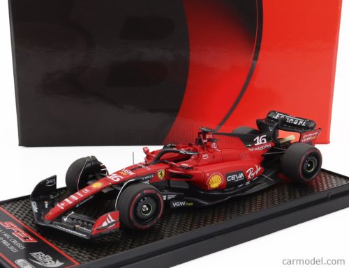 FERRARI  F1  SF-23 TEAM SCUDERIA FERRARI N 16 3rd BELGIUM GP 2023 CHARLES LECLERC  RED BLACK