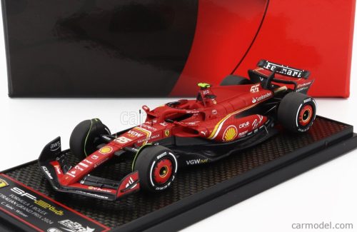 FERRARI  F1  SF-24 TEAM SCUDERIA FERRARI N 55 WINNER AUSTRALIAN GP 2024 CARLOS SAINZ  RED BLACK