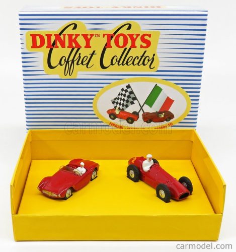 FERRARI  500 F2 N 2 + MASERATI 2000 SPORT SPIDER - COFFRET BOX  RED