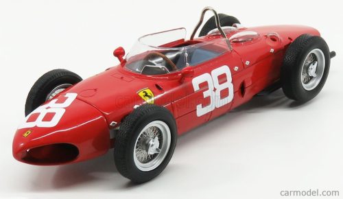 FERRARI  F1  DINO 156 SHARKNOSE N 38 WORLD CHAMPION 3rd MONACO GP 1961 PHIL HILL  RED