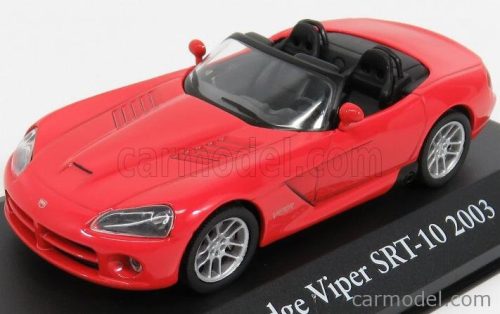 DODGE  VIPER SRT-10 SPIDER 2003  RED