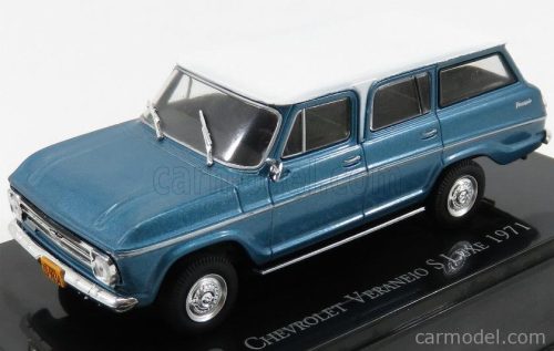 CHEVROLET  VERANEIO S LUXE 1971  BLUE MET WHITE