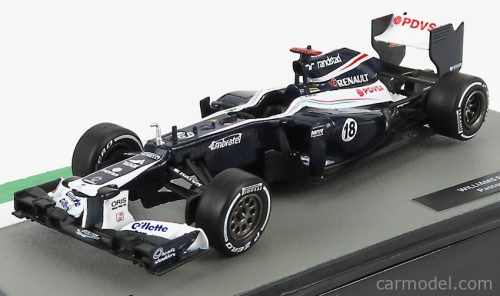 WILLIAMS  F1  FW34 COSWORTH N 18 SEASON 2012 PASTOR MALDONADO  BLUE WHITE