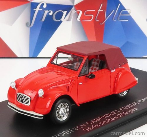 CITROEN  2CV CABRIOLET CLOSED 1954  2 TONE RED