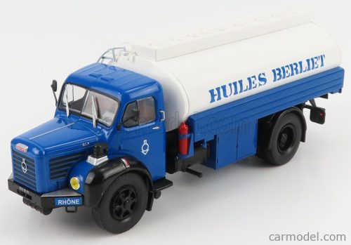 BERLIET  GLR8M2 TANKER TRUCK HUILES BERLIET 1960  BLUE WHITE