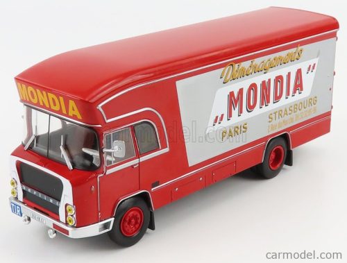 BERLIET  GBK6 TRUCK MONDIA 1971  RED SILVER