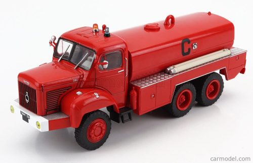 BERLIET  GBC 34 TANKER TRUCK 1964 - FIRE ENGINE - VIGILI DEL FUOCO - FEUERWEHR  RED