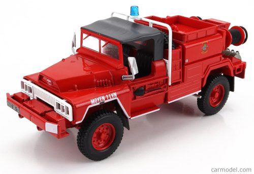ACMAT  TPK 4x4 TANKER TRUCK 1985 - FIRE ENGINE - VIGILI DEL FUOCO - FEUERWEHR  RED WHITE GREY