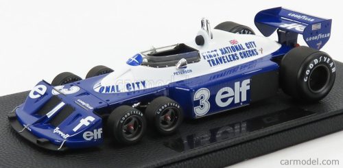 TYRRELL  F1  P34/2 ELF FORD SIX WHEELS N 3 SEASON GP 1977 R.PETERSON  BLUE WHITE