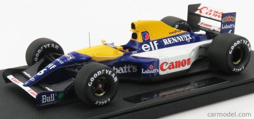 WILLIAMS  F1 FW14B N 6 SEASON 1992 RICCARDO PATRESE  BLUE YELLOW WHITE