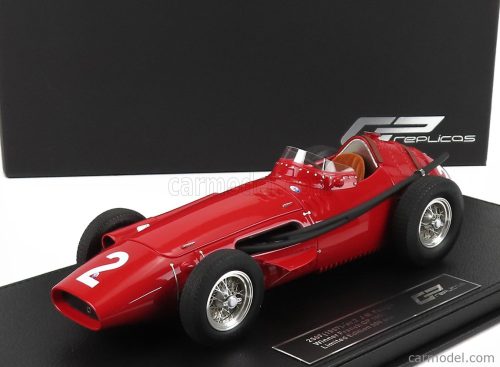 MASERATI  F1  250F N 2 WINNER FRENCH GP JUAN MANUEL FANGIO 1957 WORLD CHAMPION - CON VETRINA - WITH SHOWCASE  RED