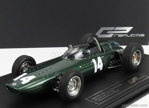 BRM  F1 P57 BRM TEAM N 14 WINNER ITALIAN GP MONZA WORLD CHAMPION 1962  GRAHAM HILL - CON VETRINA - WITH SHOWCASE  GREEN MET