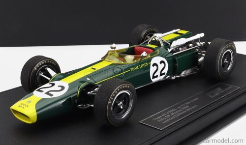 LOTUS  F1  43 SCUDERIA LOTUS TEAM N 22 MONZA GP ITALY 1966 JIM CLARK  BRITISH RACING GREEN