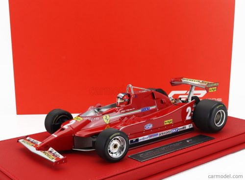 FERRARI F1 126C N 2 ITALY GP MONZA (with pilot figure) 1980 GILLES VILLENEUVE