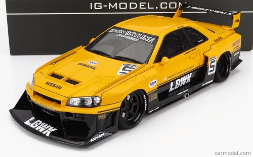 NISSAN   SKYLINE LB-ER34 N 5 SUPER SILHOUETTE LBWK 1996   YELLOW BLACK