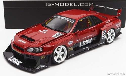 NISSAN   SKYLINE LB-ER34 N 9 SUPER SILHOUETTE LBWK 1996   RED BLACK