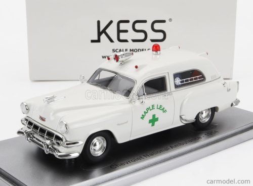 CHEVROLET  NATIONAL AMBULANCE MAPLE LEAF 1954  WHITE