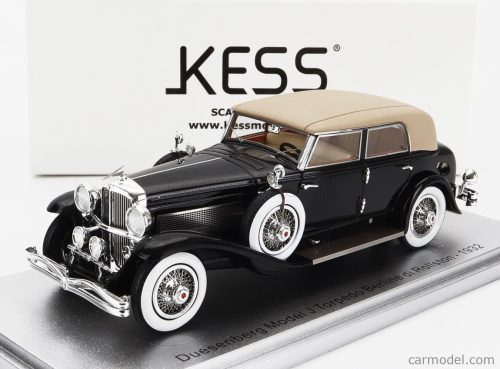 DUESENBERG  MODEL J TORPEDO BERLINE ROLLSTON 1932  BLACK BEIGE