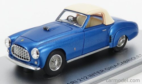 FERRARI  212 INTER GHIA ch.0233eu CABRIOLET CLOSED 1952  BLUE MET