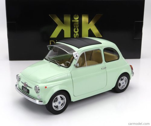 FIAT  500 F CUSTOM WITH ABARTH RIMS 1968  LIGHT GREEN