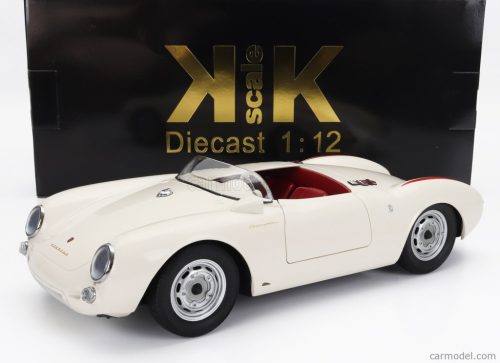 PORSCHE  550A SPIDER 1953  WHITE RED