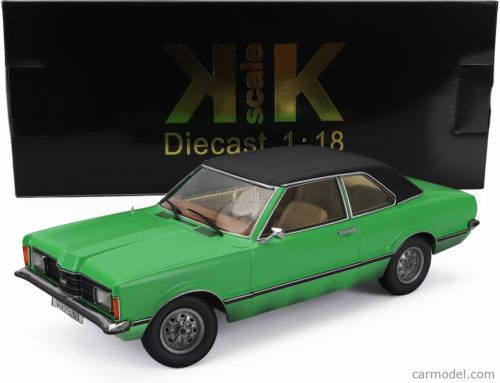 FORD ENGLAND  TAUNUS GXL (dirty version) WITH VINYL ROOF - BANG BOOM BANG MOVIE 1971  GREEN MATT BLACK