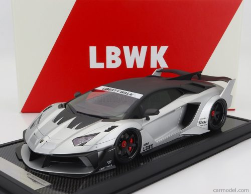 LAMBORGHINI  AVENTADOR GT EVO LBWK LB-WORKS 2019  SILVER CARBON BLACK