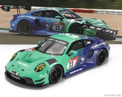 PORSCHE  911 992 GT3 R TEAM FALKEN MOTORSPORTS N 33 24h NURBURGRING 2023 ALESSIO PICARIELLO - KLAUSBACHLER - SVEN MULLER  GREEN BLUE