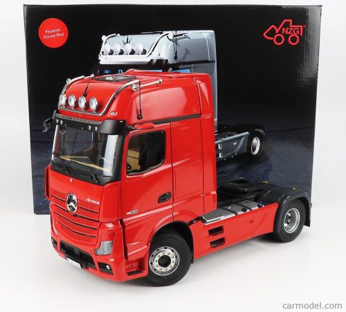 MERCEDES BENZ   ACTROS 2 1863 GIGASPACE 4x2 MIRRORCAM TRACTOR TRUCK 2-ASSI 2018   RED