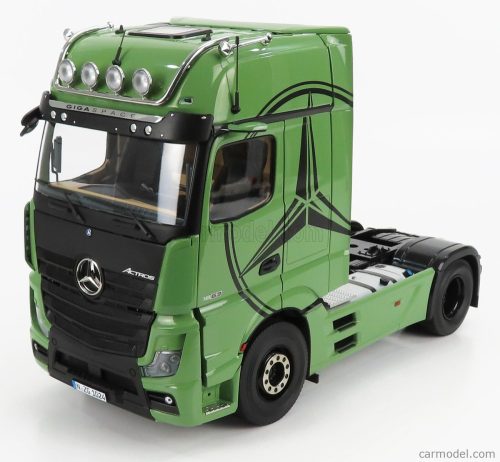 MERCEDES BENZ   ACTROS 2 1863 GIGASPACE 4x2 MIRRORCAM TRACTOR TRUCK 2-ASSI 2018   OLIVE GREEN